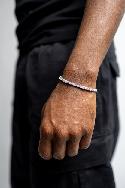 4MM VVS1 Moissanite Tennis Bracelet