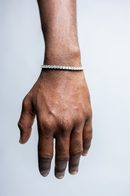 3MM VVS1 Moissanite Tennis Bracelet