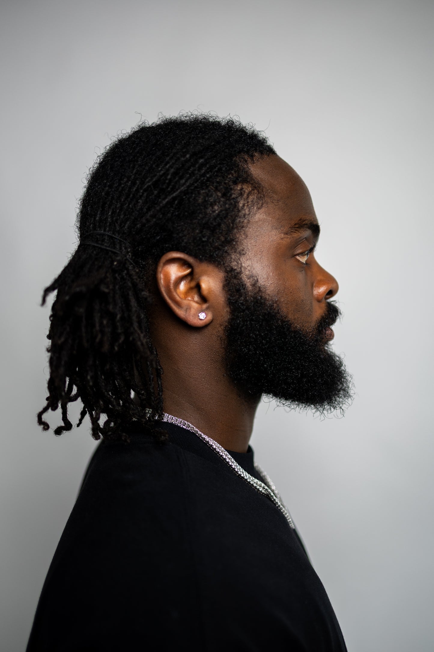 Round Cut Silver & VVS1 Moissanite