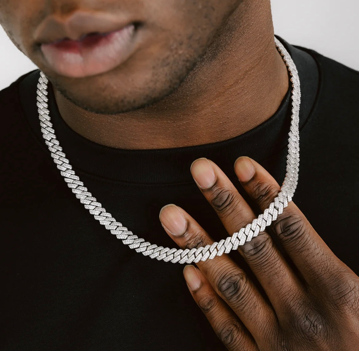 8MM Prong Cuban Link Chain