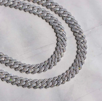 12MM Prong Cuban Link Chain
