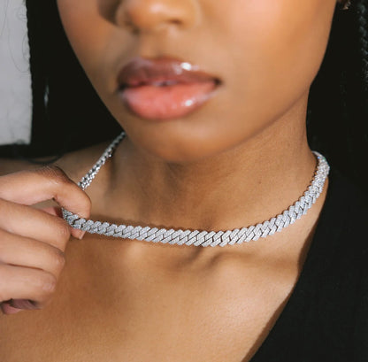 8MM Prong Cuban Link Chain