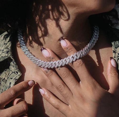 12MM Prong Cuban Link Chain