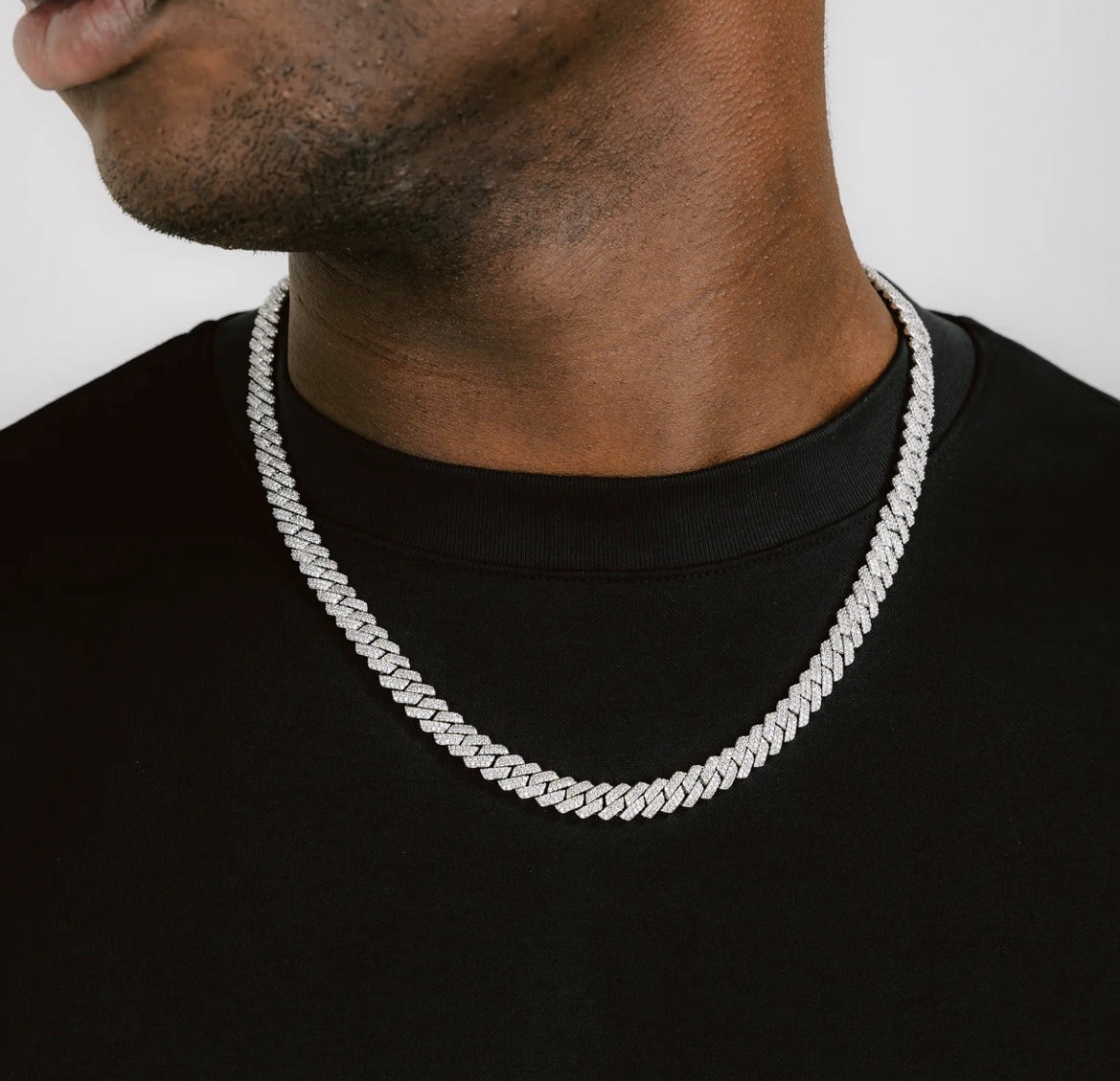 8MM Prong Cuban Link Chain