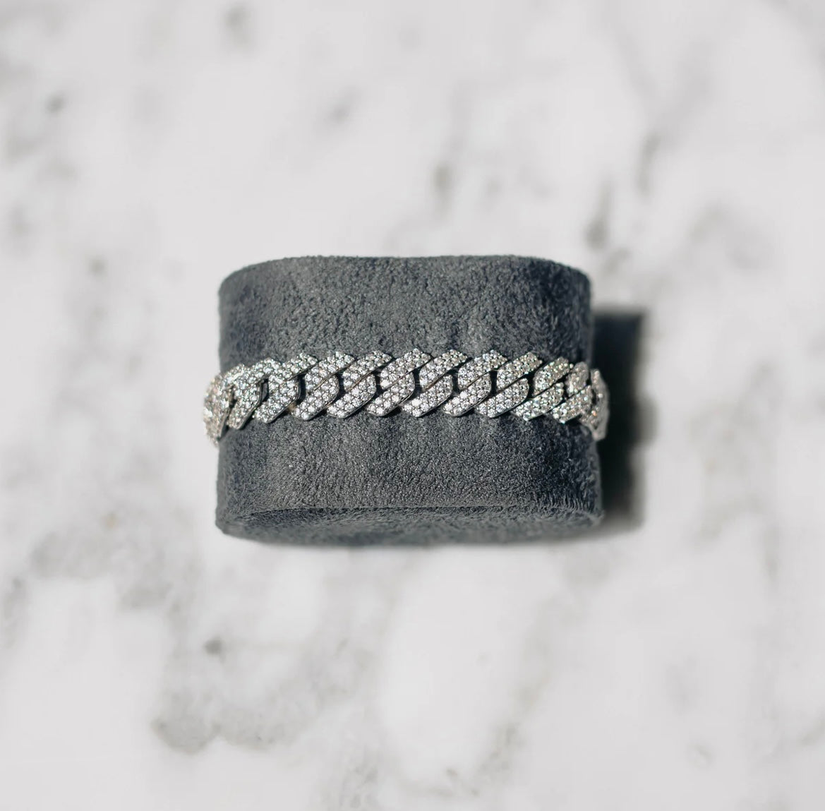 12MM Prong Cuban Link Bracelet