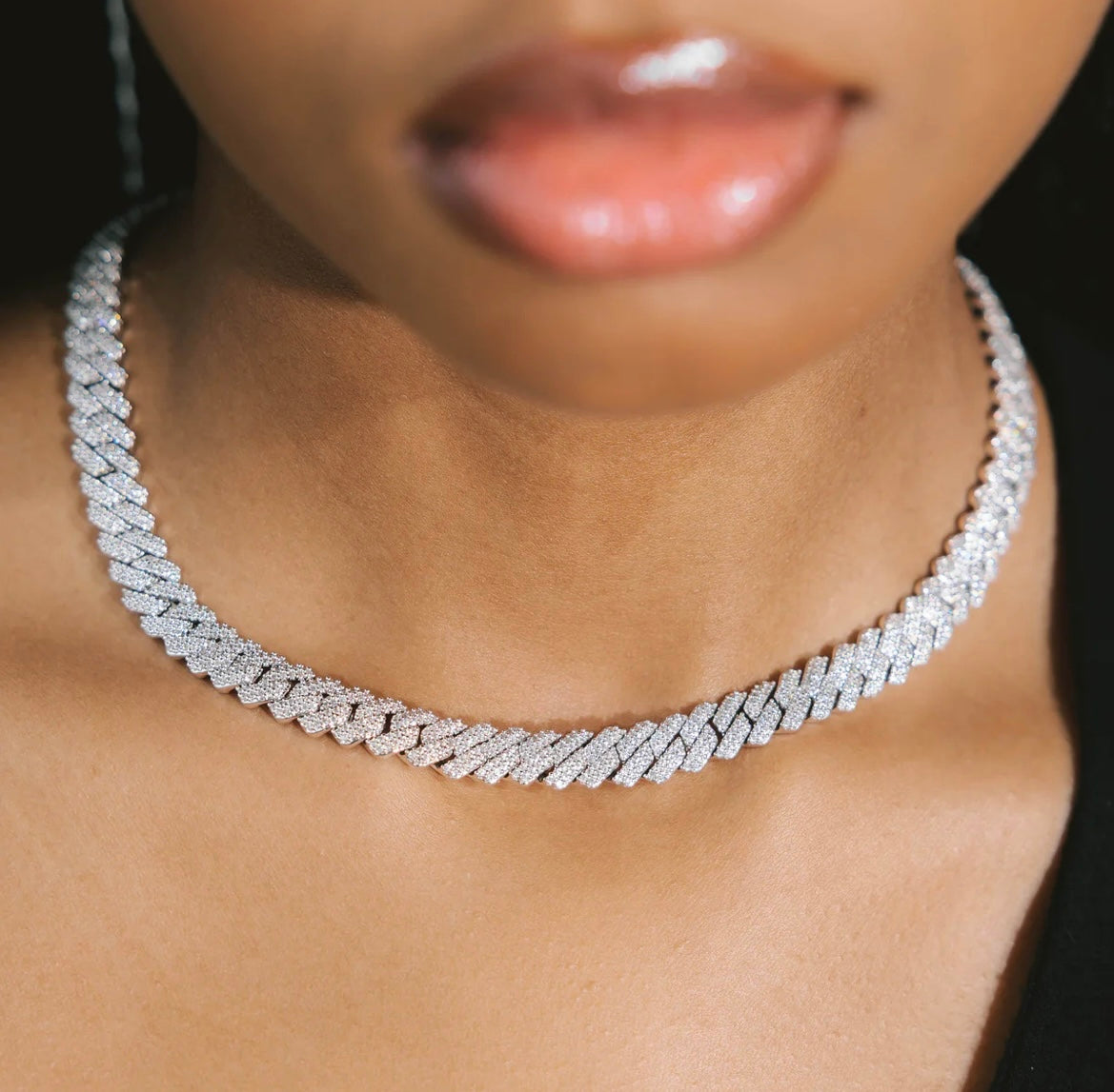 8MM Prong Cuban Link Chain