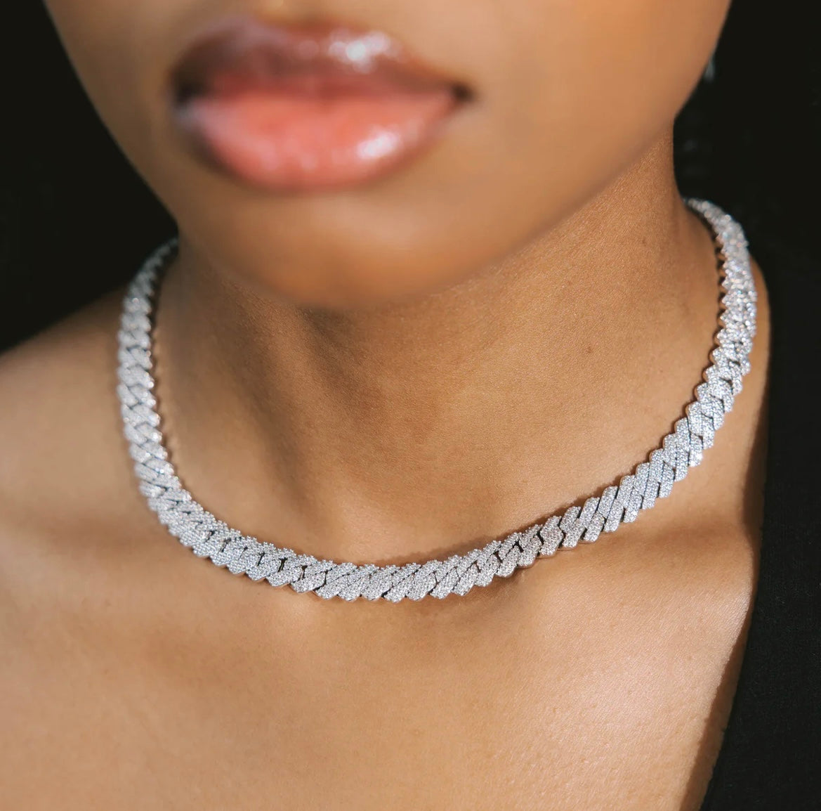 8MM Prong Cuban Link Chain