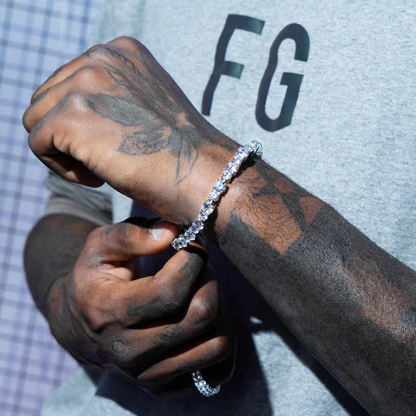 4MM VVS1 Moissanite Tennis Bracelet