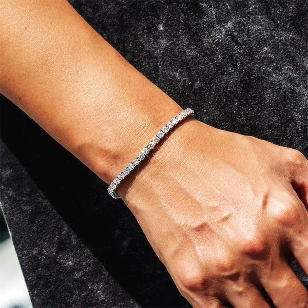 3MM VVS1 Moissanite Tennis Bracelet