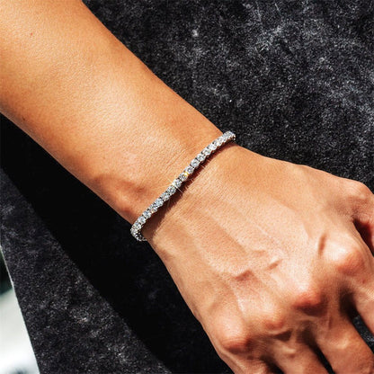 3MM VVS1 Moissanite Tennis Bracelet