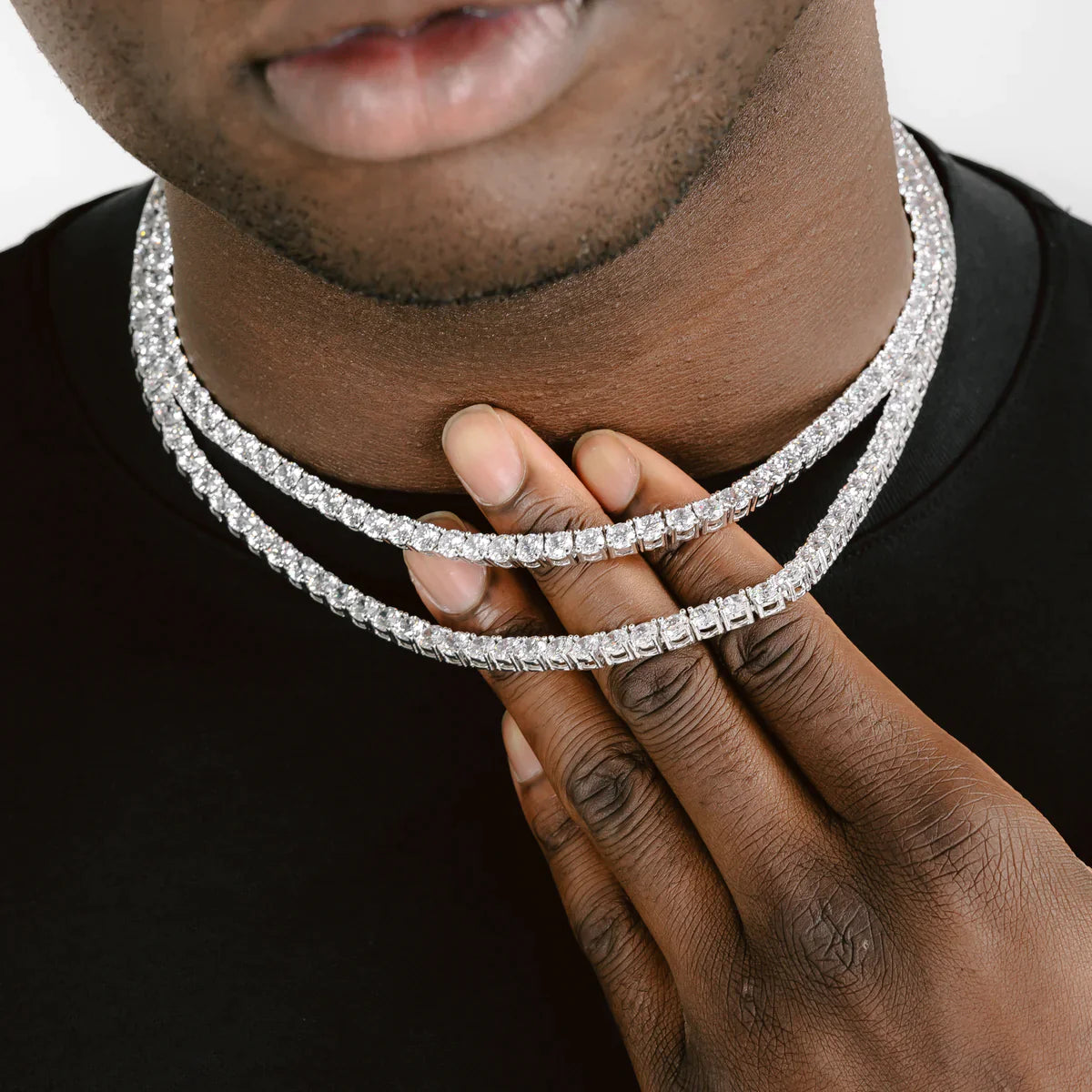 4MM VVS1 Moissanite Tennis Chain